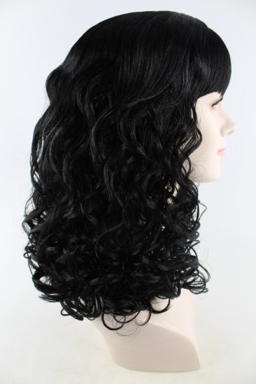 Long Curly Wig with Kanekalon Fibers